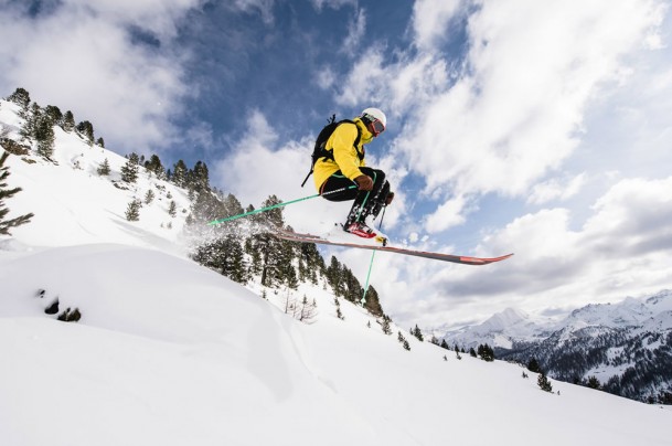 The ride after the challenging skitour in the deep snow © Claudia Ziegler Photography